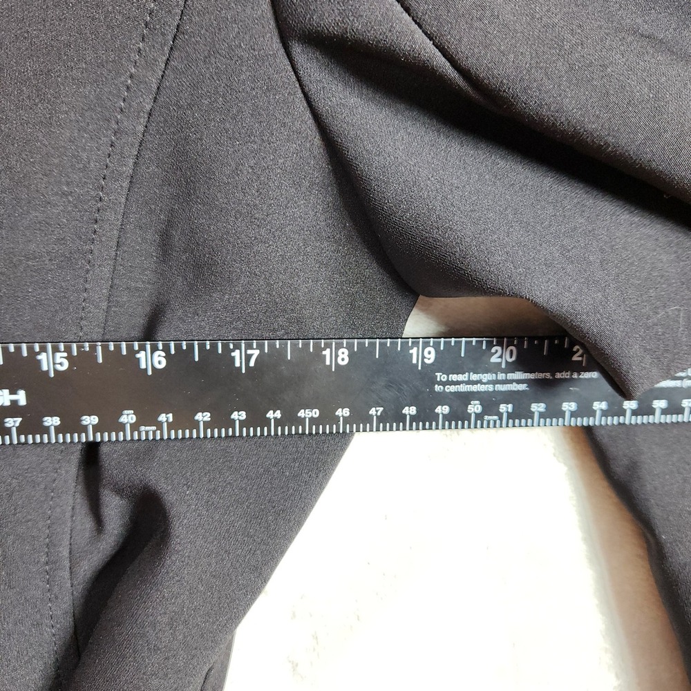 DKNY Blazer‎ Jacket Womens 12 Black Belted Professional Career Interview Office - Picture 9 of 11